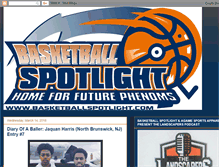 Tablet Screenshot of bballspotlight.com